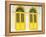 Colourfully Painted Window Shutters in Little India, Singapore, Southeast Asia-Amanda Hall-Framed Premier Image Canvas