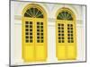 Colourfully Painted Window Shutters in Little India, Singapore, Southeast Asia-Amanda Hall-Mounted Photographic Print