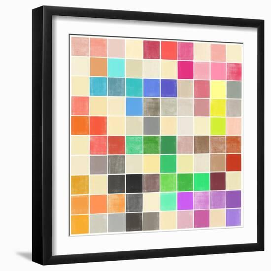 Colourquilt III-Garima Dhawan-Framed Giclee Print