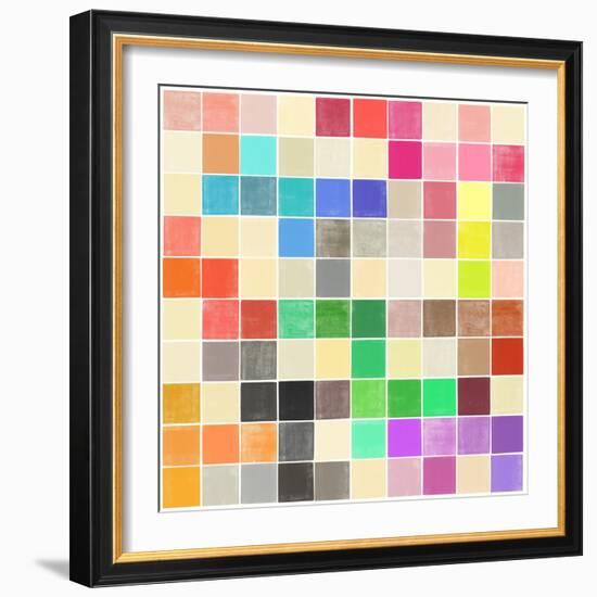 Colourquilt III-Garima Dhawan-Framed Giclee Print