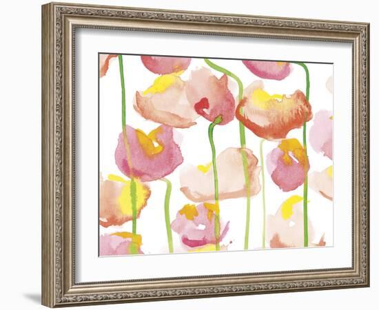 Colours In Bloom-Sarah Von Dreele-Framed Giclee Print