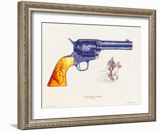 Colt 45 Calibre, 1892-J^ Pritchard-Framed Premium Giclee Print