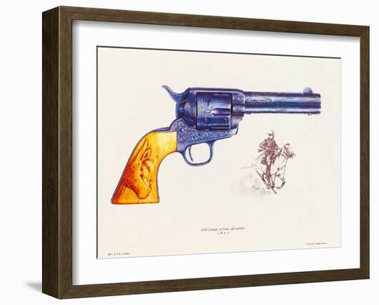 Colt 45 Calibre, 1892-J^ Pritchard-Framed Premium Giclee Print