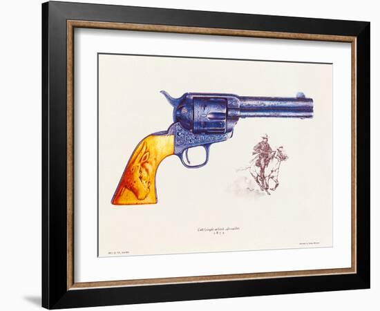 Colt 45 Calibre, 1892-J^ Pritchard-Framed Premium Giclee Print