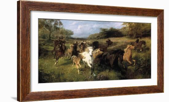 Colt Hunting in the New Forest-Lucy Kemp-Welch-Framed Giclee Print