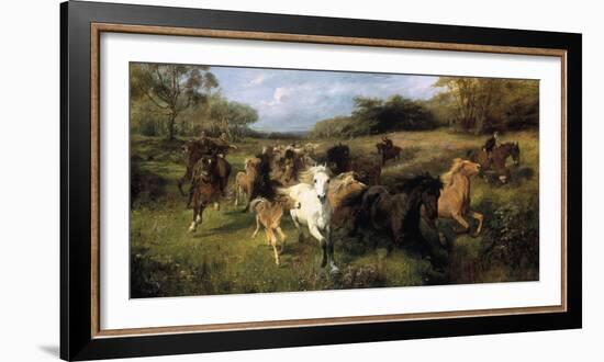 Colt Hunting in the New Forest-Lucy Kemp-Welch-Framed Giclee Print