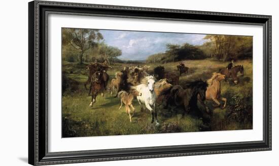 Colt Hunting in the New Forest-Lucy Kemp-Welch-Framed Giclee Print