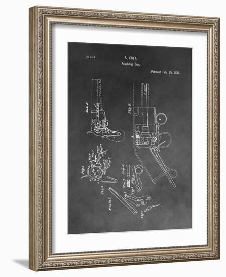 Colt Revolver, 1836-Dan Sproul-Framed Art Print