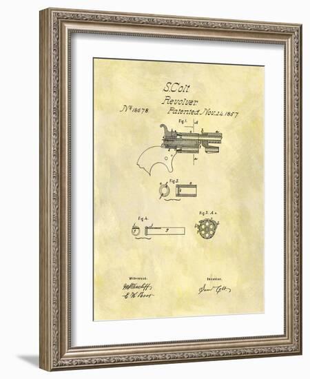 Colt Revolver, 1857-Dan Sproul-Framed Art Print