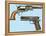 Colt Revolver and Automatic-null-Framed Premier Image Canvas