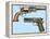 Colt Revolver and Automatic-null-Framed Premier Image Canvas