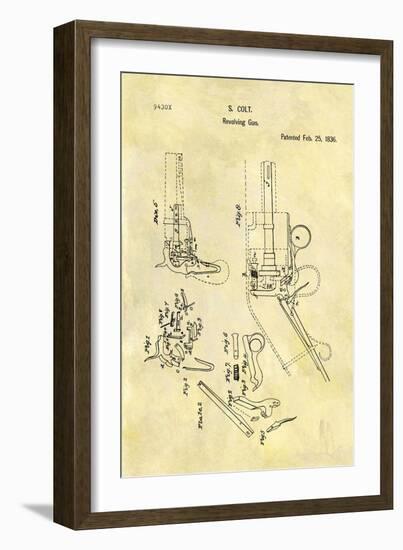 Colt-Revolving Gun, 1836-Dan Sproul-Framed Art Print