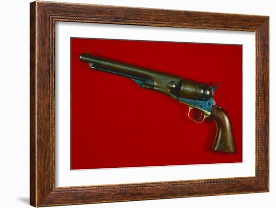 Colt's New Army Model .44 Calibre Six-Shot Percussion Revolver, 1860-American School-Framed Giclee Print