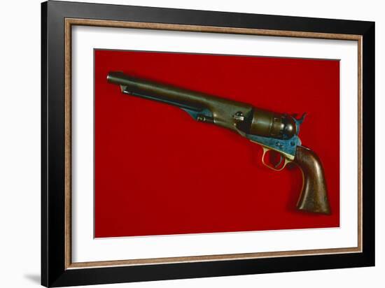 Colt's New Army Model .44 Calibre Six-Shot Percussion Revolver, 1860-American School-Framed Giclee Print