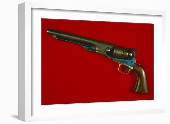 Colt's New Army Model .44 Calibre Six-Shot Percussion Revolver, 1860-American School-Framed Giclee Print