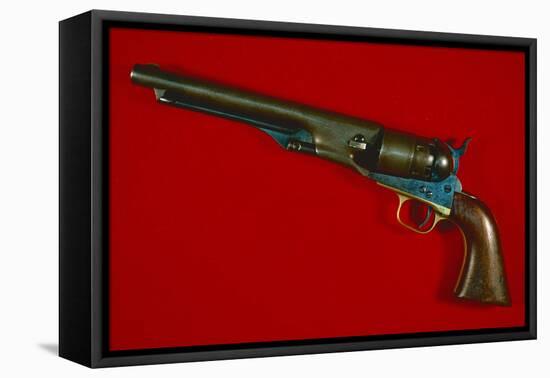 Colt's New Army Model .44 Calibre Six-Shot Percussion Revolver, 1860-American School-Framed Premier Image Canvas