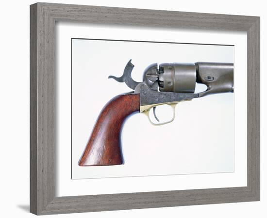 Colt's New Army Model of 1860 .44 Calibre Six-Shot Percussion Cap Revolver-American School-Framed Giclee Print