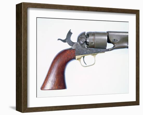 Colt's New Army Model of 1860 .44 Calibre Six-Shot Percussion Cap Revolver-American School-Framed Giclee Print