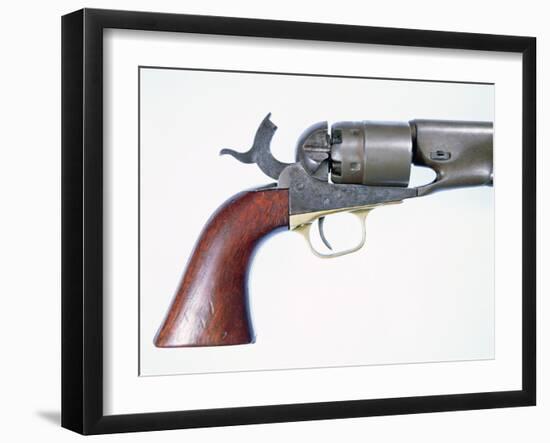 Colt's New Army Model of 1860 .44 Calibre Six-Shot Percussion Cap Revolver-American School-Framed Giclee Print