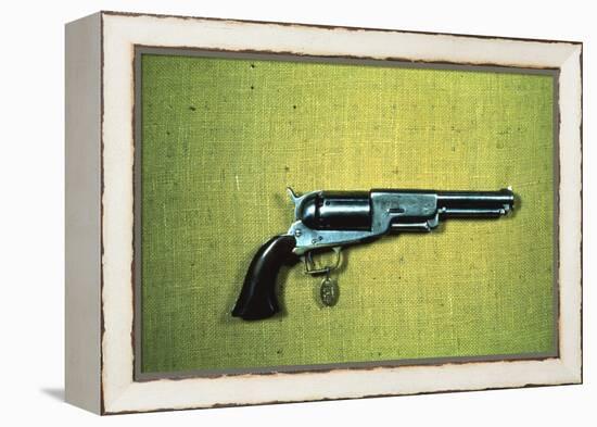 Colt 'Walker' Model .44 Calibre Revolver of 1847 (Wood and Metal)-American-Framed Premier Image Canvas