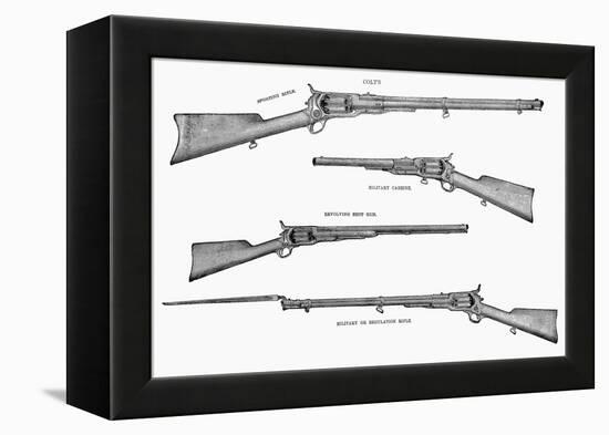 Colt Weapons, 1867-null-Framed Premier Image Canvas