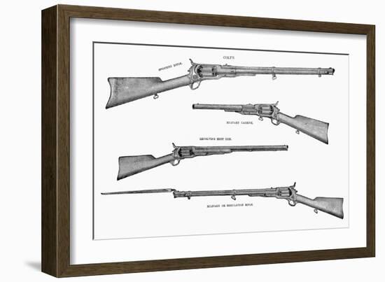 Colt Weapons, 1867-null-Framed Giclee Print