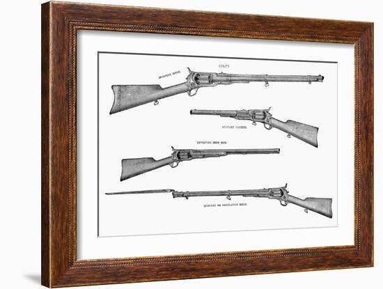 Colt Weapons, 1867-null-Framed Giclee Print