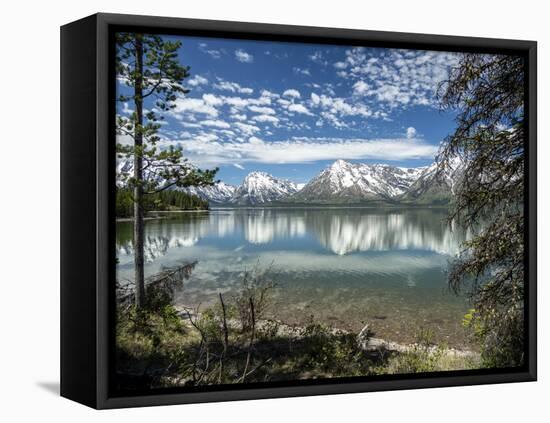 Colter Lake in Grand Teton National Park, Wyoming, North America-Michael Nolan-Framed Premier Image Canvas