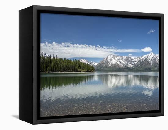 Colter Lake in Grand Teton National Park, Wyoming, North America-Michael Nolan-Framed Premier Image Canvas