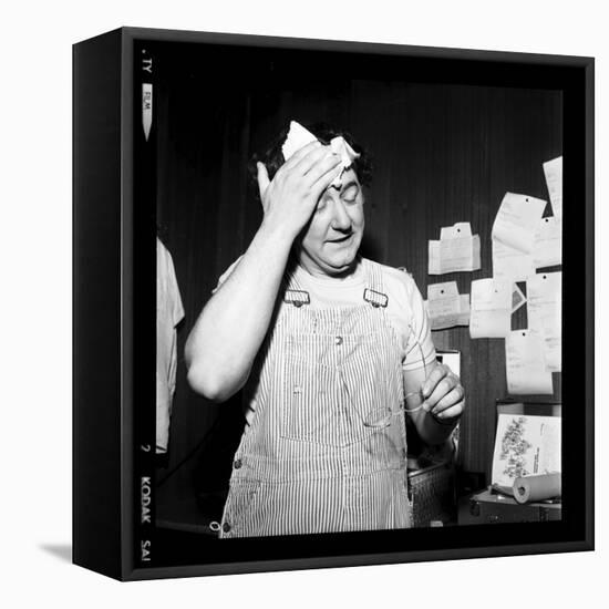 Coluche, 12 February 1975-Marcel Begoin-Framed Premier Image Canvas