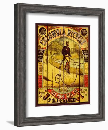 Columbia Bicycle-Kate Ward Thacker-Framed Giclee Print