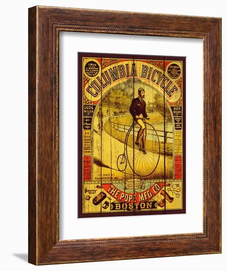 Columbia Bicycle-Kate Ward Thacker-Framed Giclee Print