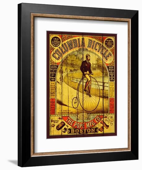 Columbia Bicycle-Kate Ward Thacker-Framed Giclee Print