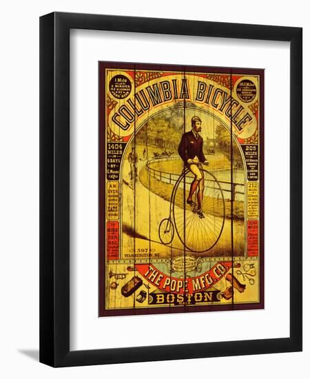 Columbia Bicycle-Kate Ward Thacker-Framed Giclee Print