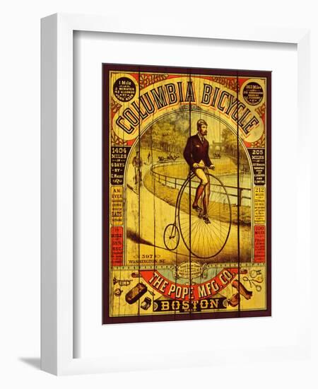 Columbia Bicycle-Kate Ward Thacker-Framed Giclee Print