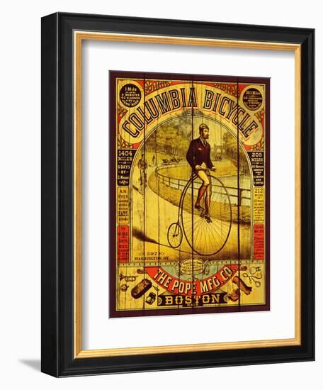 Columbia Bicycle-Kate Ward Thacker-Framed Giclee Print