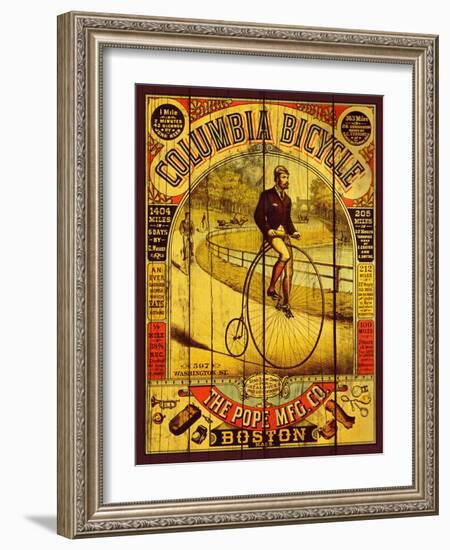 Columbia Bicycle-Kate Ward Thacker-Framed Giclee Print