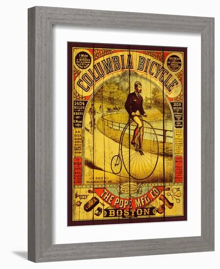 Columbia Bicycle-Kate Ward Thacker-Framed Giclee Print