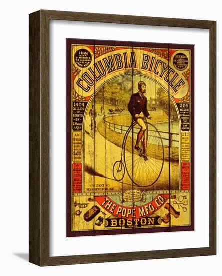 Columbia Bicycle-Kate Ward Thacker-Framed Giclee Print