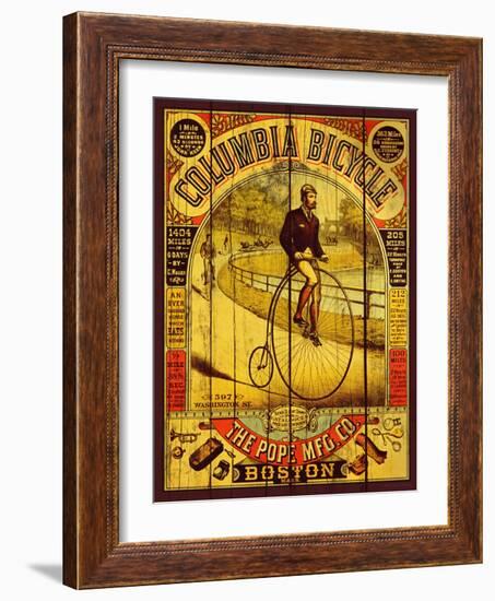 Columbia Bicycle-Kate Ward Thacker-Framed Giclee Print