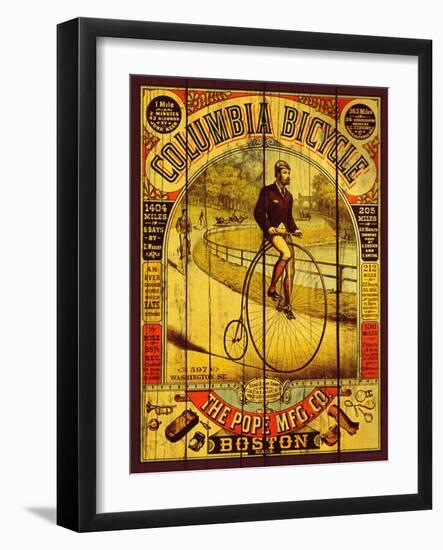 Columbia Bicycle-Kate Ward Thacker-Framed Giclee Print