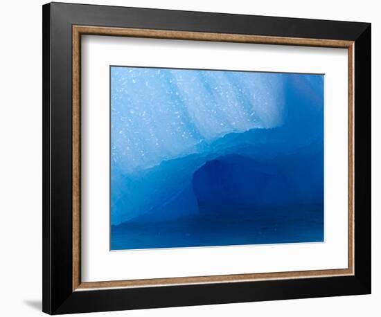 Columbia Glacier Iceberg, Columbia Bay, Prince William Sound, Alaska, USA-Hugh Rose-Framed Photographic Print