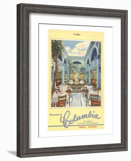 Columbia Restaurant, Tampa, Florida-null-Framed Art Print