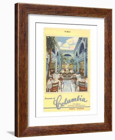 Columbia Restaurant, Tampa, Florida-null-Framed Art Print