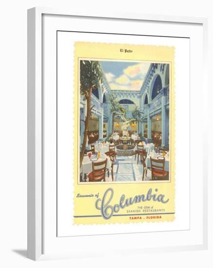 Columbia Restaurant, Tampa, Florida-null-Framed Art Print