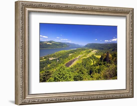 Columbia River Gorge from Crown Point, Oregon, Columbia River Gorge National Scenic Area, Oregon-Craig Tuttle-Framed Photographic Print