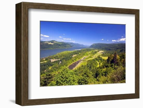 Columbia River Gorge from Crown Point, Oregon, Columbia River Gorge National Scenic Area, Oregon-Craig Tuttle-Framed Photographic Print