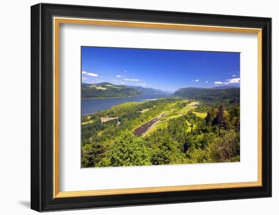 Columbia River Gorge from Crown Point, Oregon, Columbia River Gorge National Scenic Area, Oregon-Craig Tuttle-Framed Photographic Print