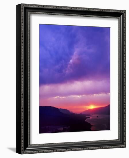 Columbia River Gorge II-Ike Leahy-Framed Photographic Print