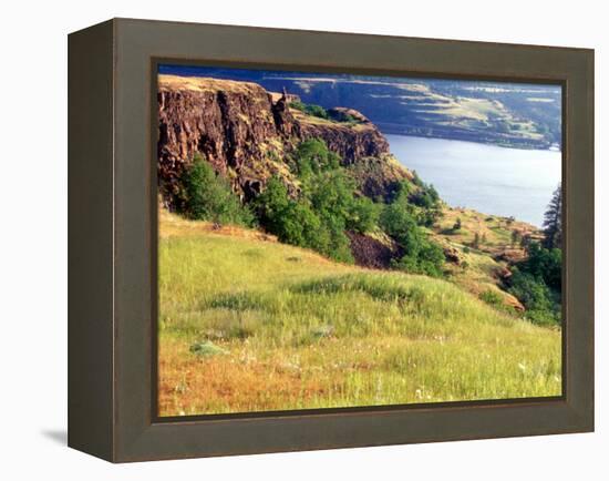 Columbia River Gorge, Oregon, USA-William Sutton-Framed Premier Image Canvas